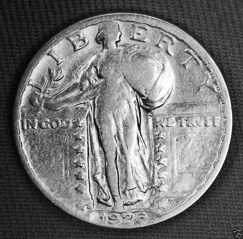 1926-s Standing Liberty Quarter.   High Grade    (Inventory A)