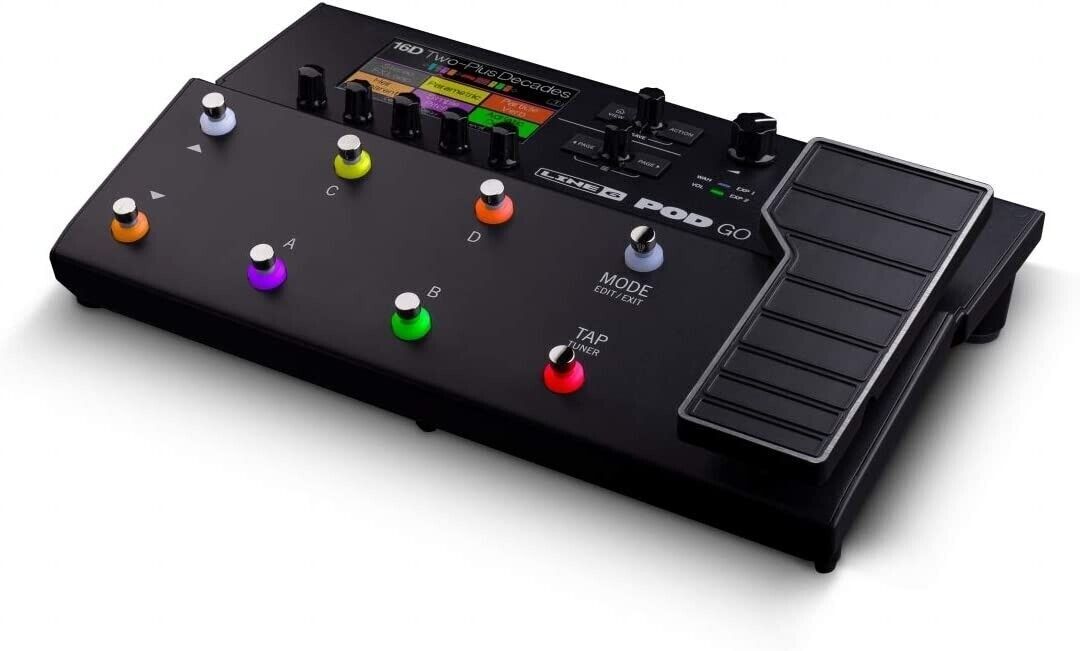 Line 6 POD Go Guitar Multi-Effects Processor Black NEW