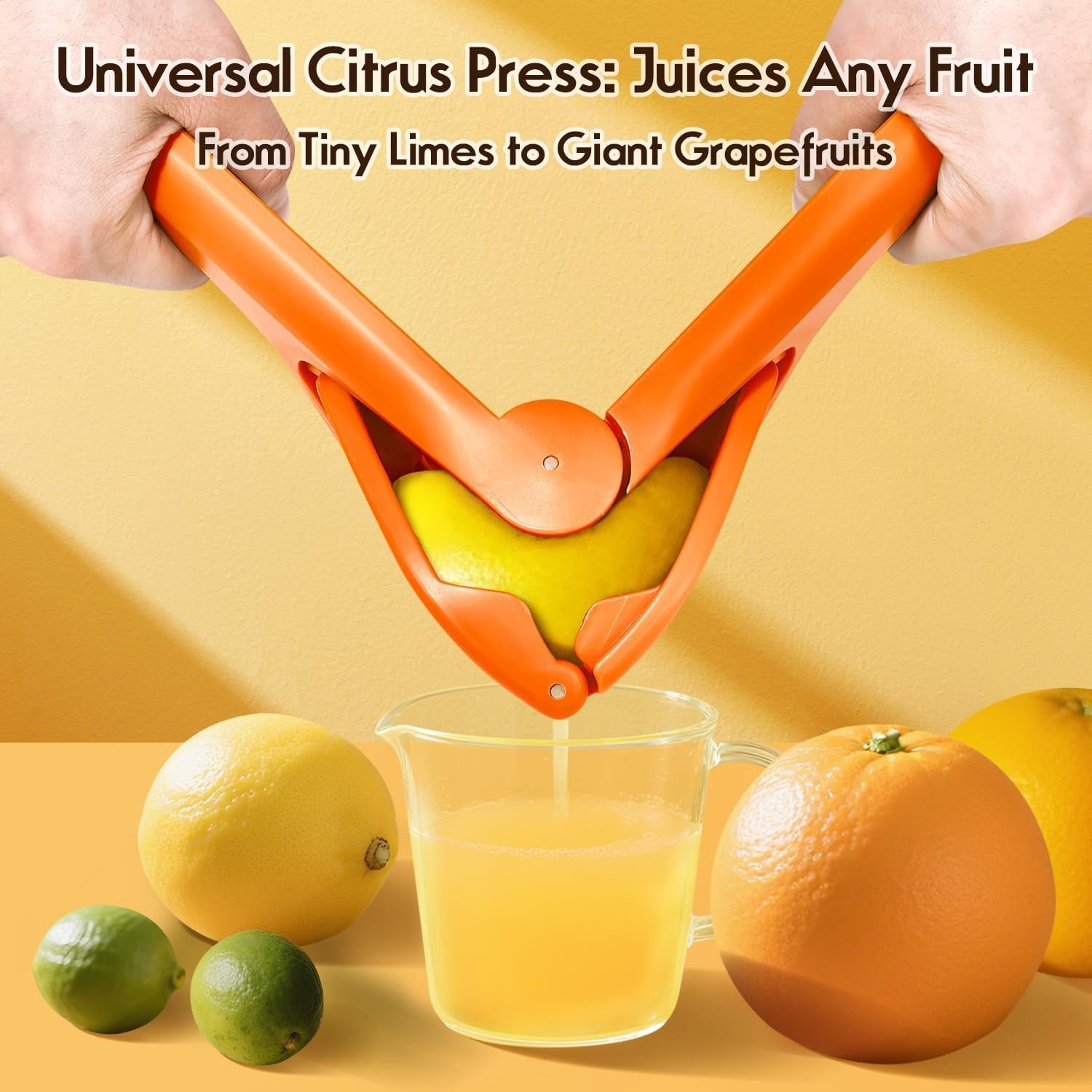 Lemon Squeezer Citrus Juicer Max Juice Extraction Multicolor Manual Lime Juicer