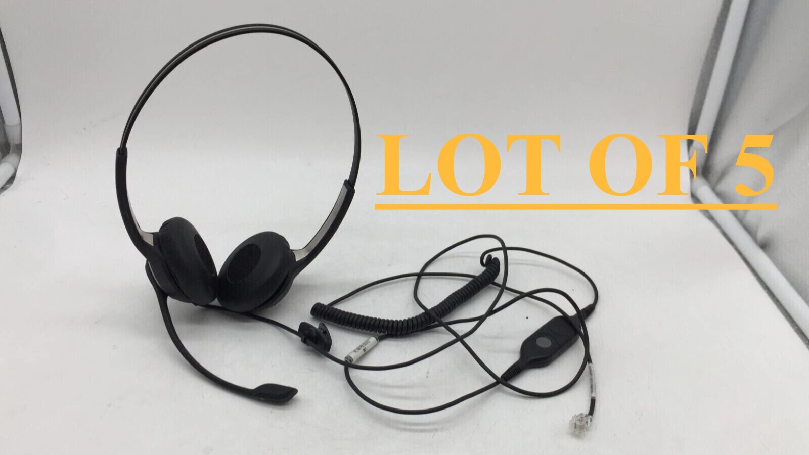 LOT OF 5 Sennheiser SC 260 Black Headband Headset FREE SHIPPING