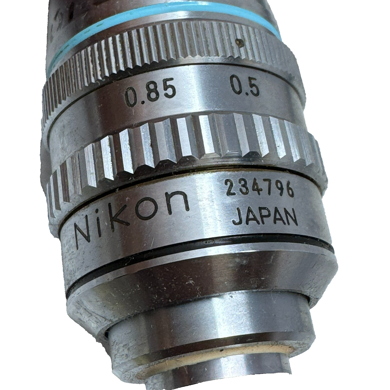 Nikon Microscope Objective Lens Set Plan 10x, 40x, 50x, 100x Oil 160mm