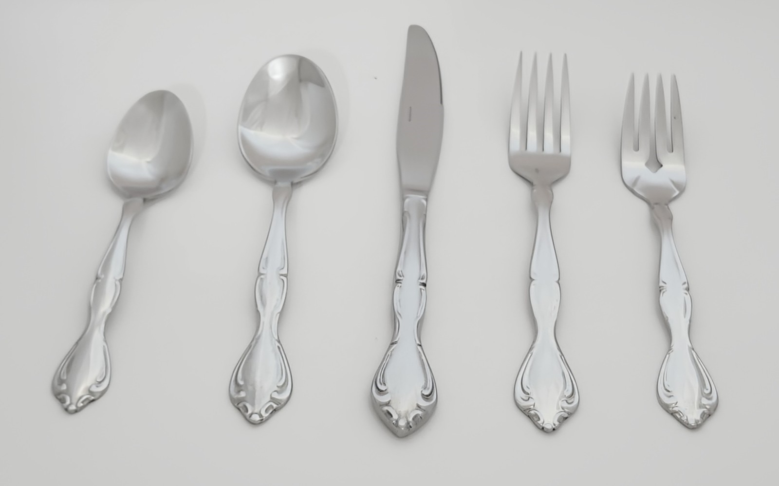 5 PC Place Sets CANTATA Oneida Stainless Flatware MINT FREE SHIP Multiple Sets