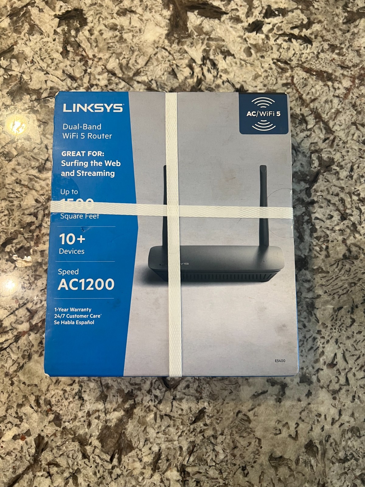 Linksys (AC1200) Dual-Band WiFi 5 Router