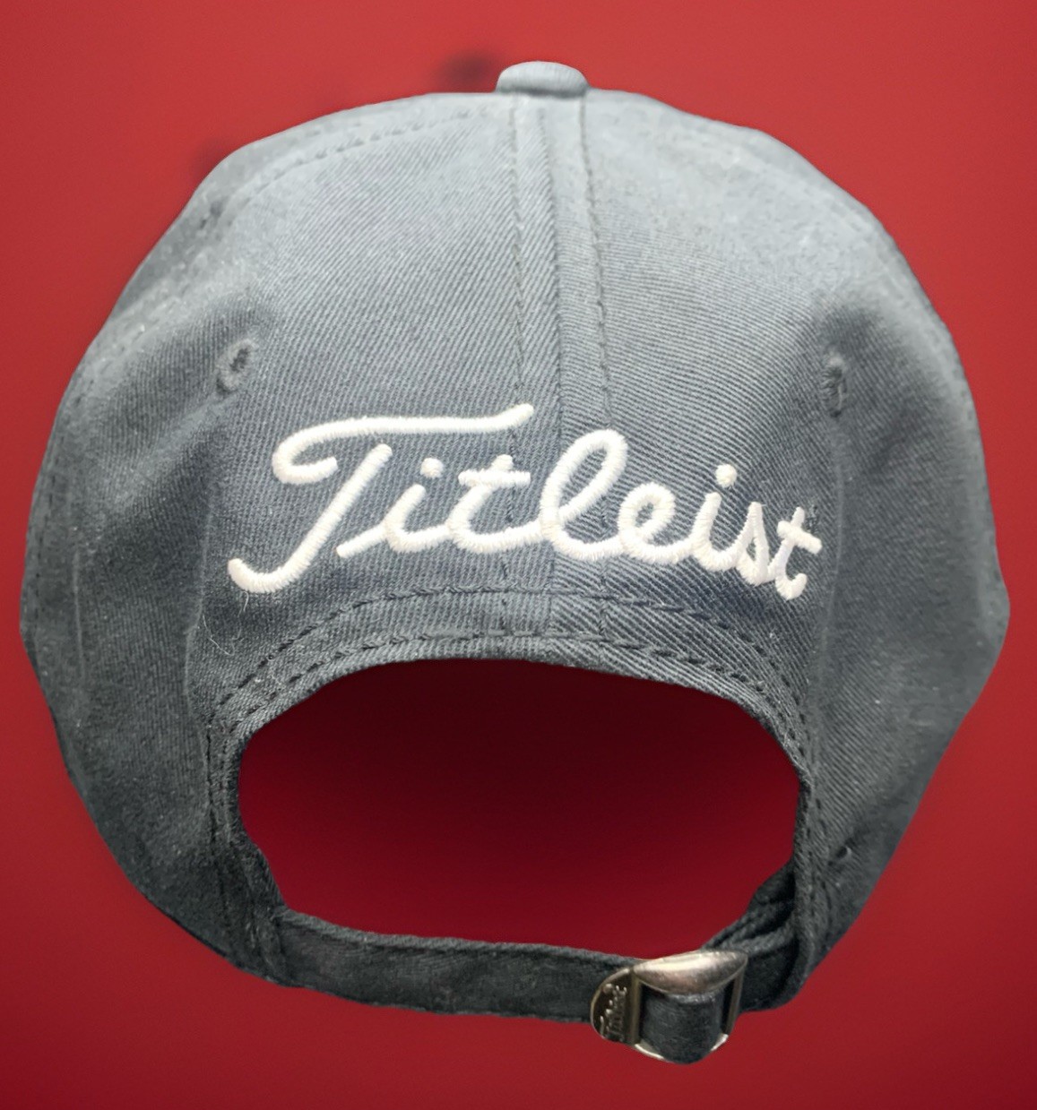 Titleist Hat Cap Golf Black Adjustable Lightweight Canvas Unisex