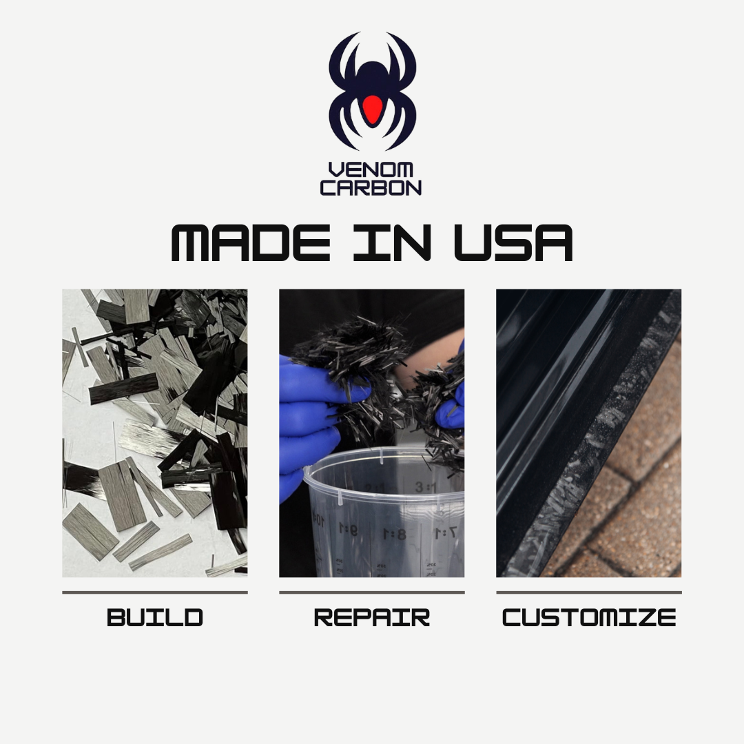 1/2 lb - 1/4" Chopped Carbon Resin Kit