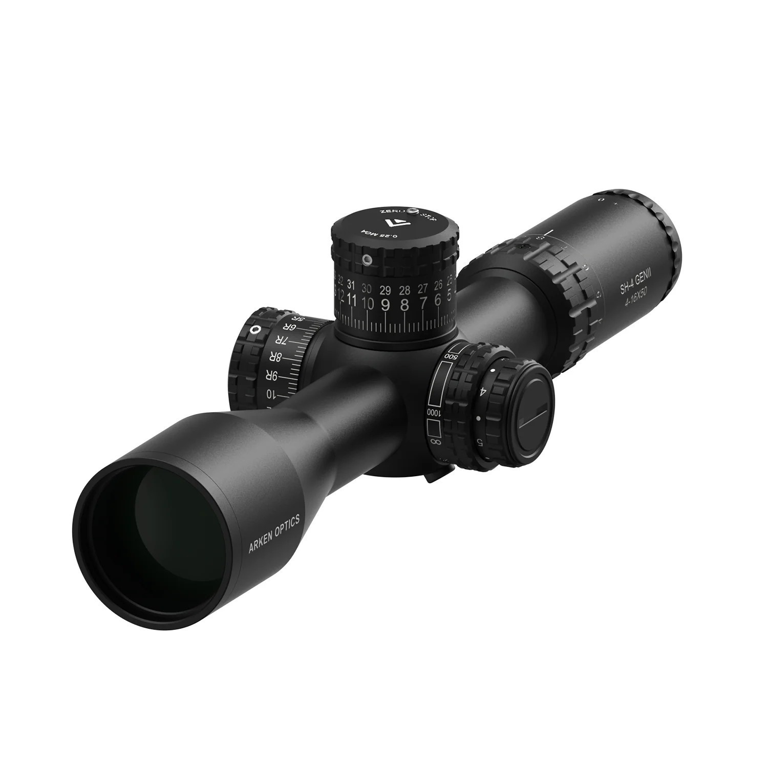 Arken SH-4 Gen2, 4-16x50 Riflescope w/Illum. FFP VPR MOA Reticle #SH4GII-4160VPR