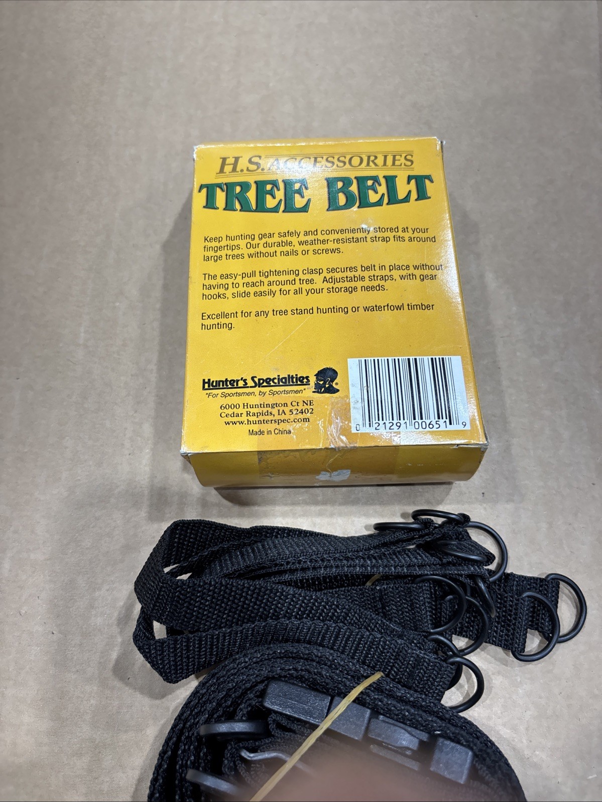 Treestand Strap Gear Hangers with Large Hooks, Lightweight Multi-hook Accessory