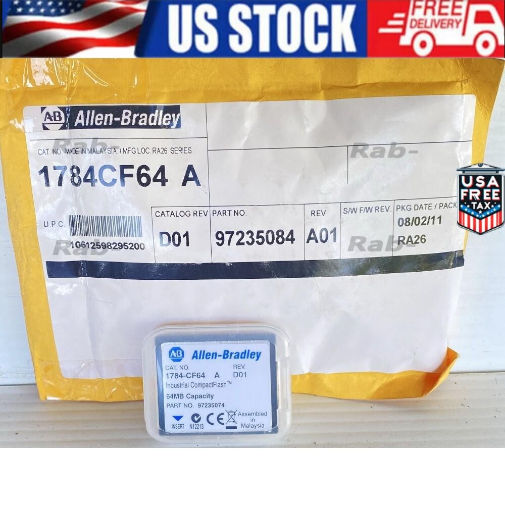 Allen-Bradley 1784-CF64 Memory Card 1784CF64 NEW AB 1PC US Free Tax