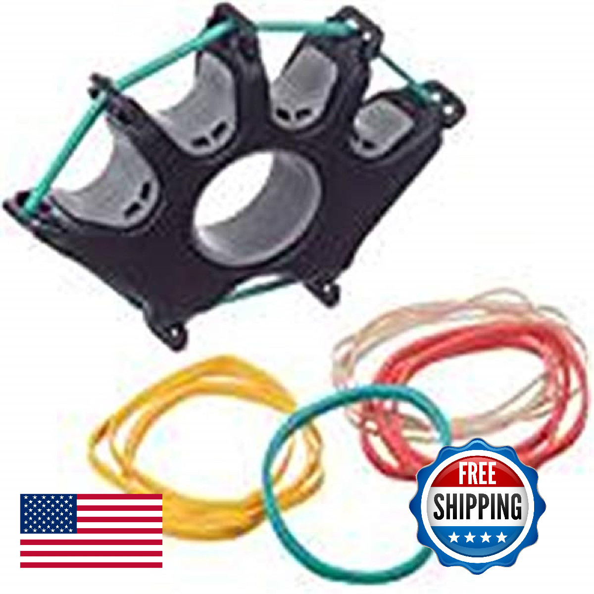 CanDo Digi-Extend Hand Exerciser 15pc Black Grip Strengthener