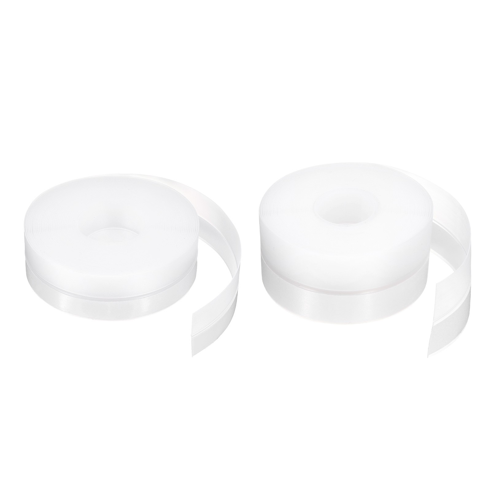2pcs Weather Stripping Door Seal 25mm 35mm TPE Seal Strip Length 5m Transparent