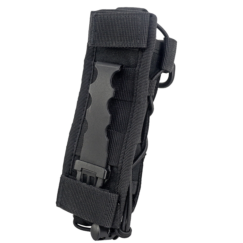 Flashlight Holster Tactical Molle Open-top Flashlight Holder for Tool Belt Pouch
