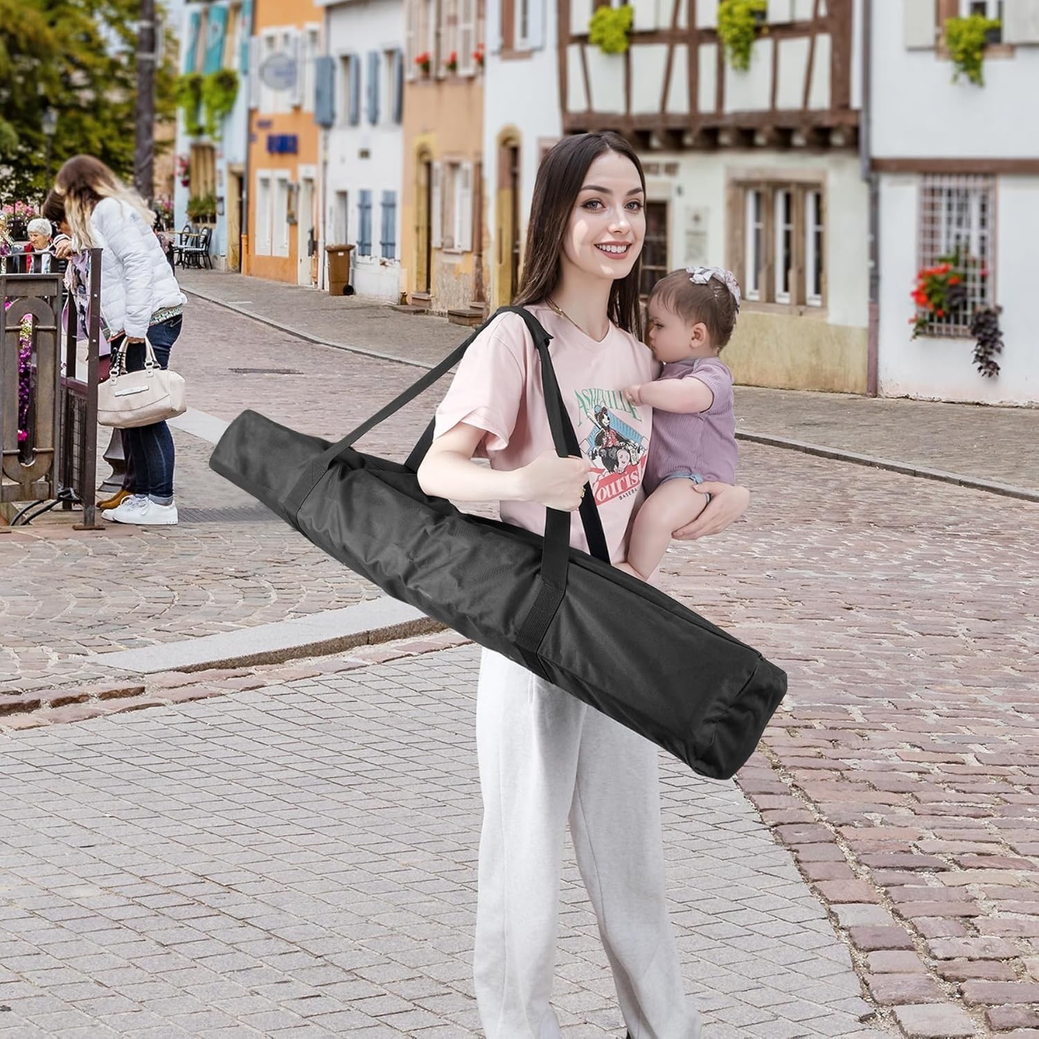 45-Inch Water-Resistant Tripod Carrying Case for Secure Storage and Transport