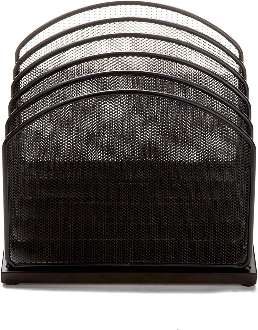 Vertical File Storage, Desktop Organizer, Mail Sorter, Office, Metal Mesh, 11.14
