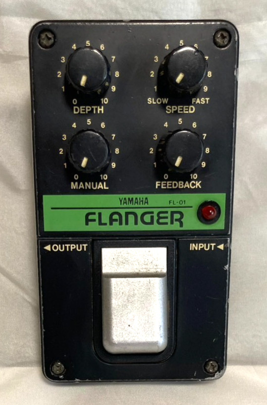 Vintage Yamaha FL-01 Flanger Guitar Effects Pedal 1980s Made In Japan Free Ship