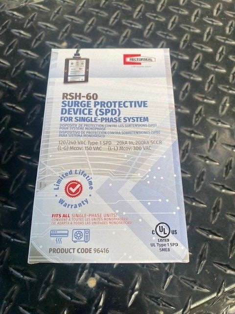Rectorseal 96416 Surge Protector, RSH-60 (NEW)