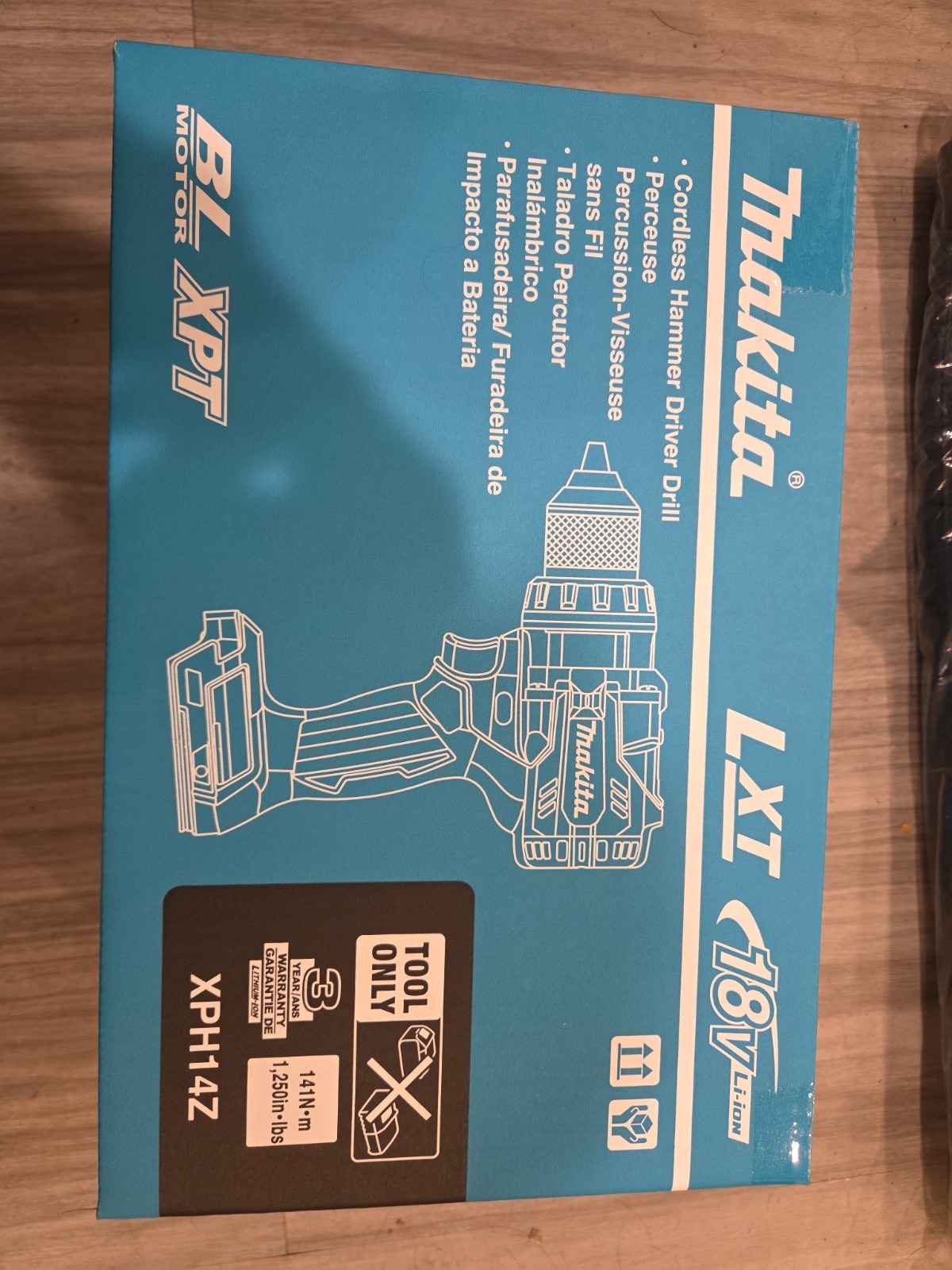 Makita XPH14Z 18V 18 Volt LXT Li‑Ion Cordless Brushless 1/2" Hammer Drill Driver