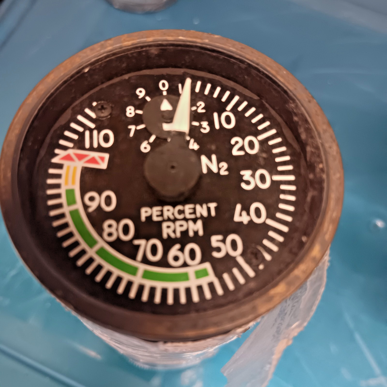 G E TACHOMETER 8DJ81LYV4U, AED TSO-C49A AVIATION FREE SHIPPING