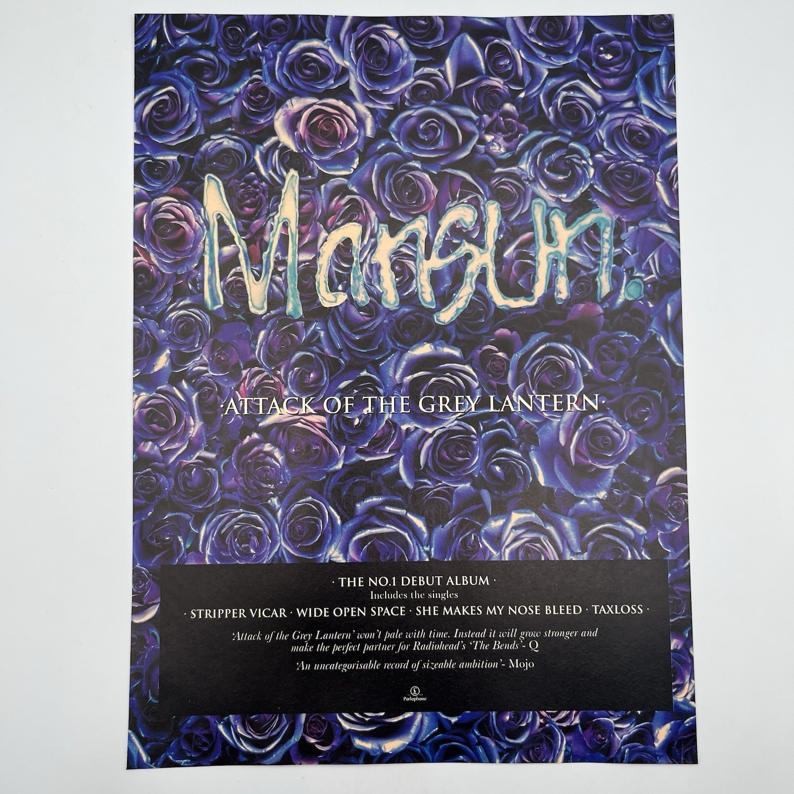 Mansun Attack of the Grey Lantern 1997 Vintage Promo Print Ad 8.5"x12" AD ONLY