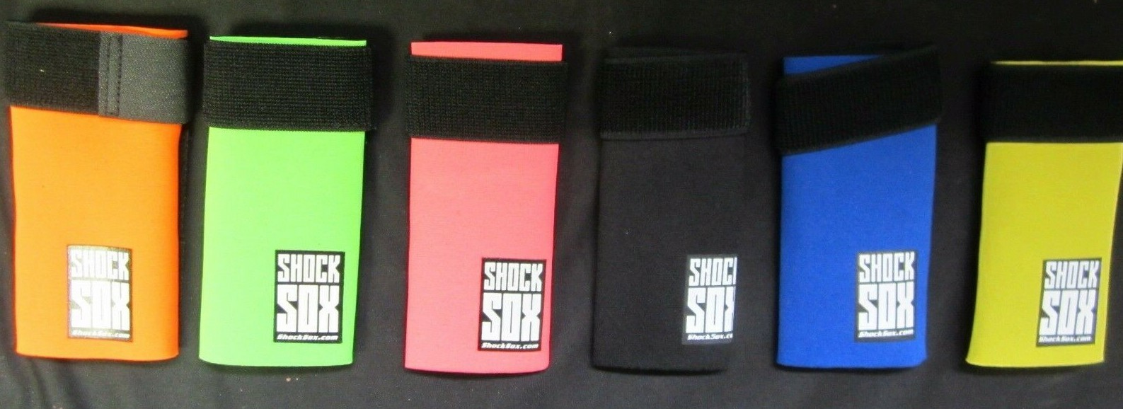 6" SHOCK SOX GREEN BLACK ORANGE YELLOW KTM HONDA KAWASAKI SUZUKI SUSPENSION NEW