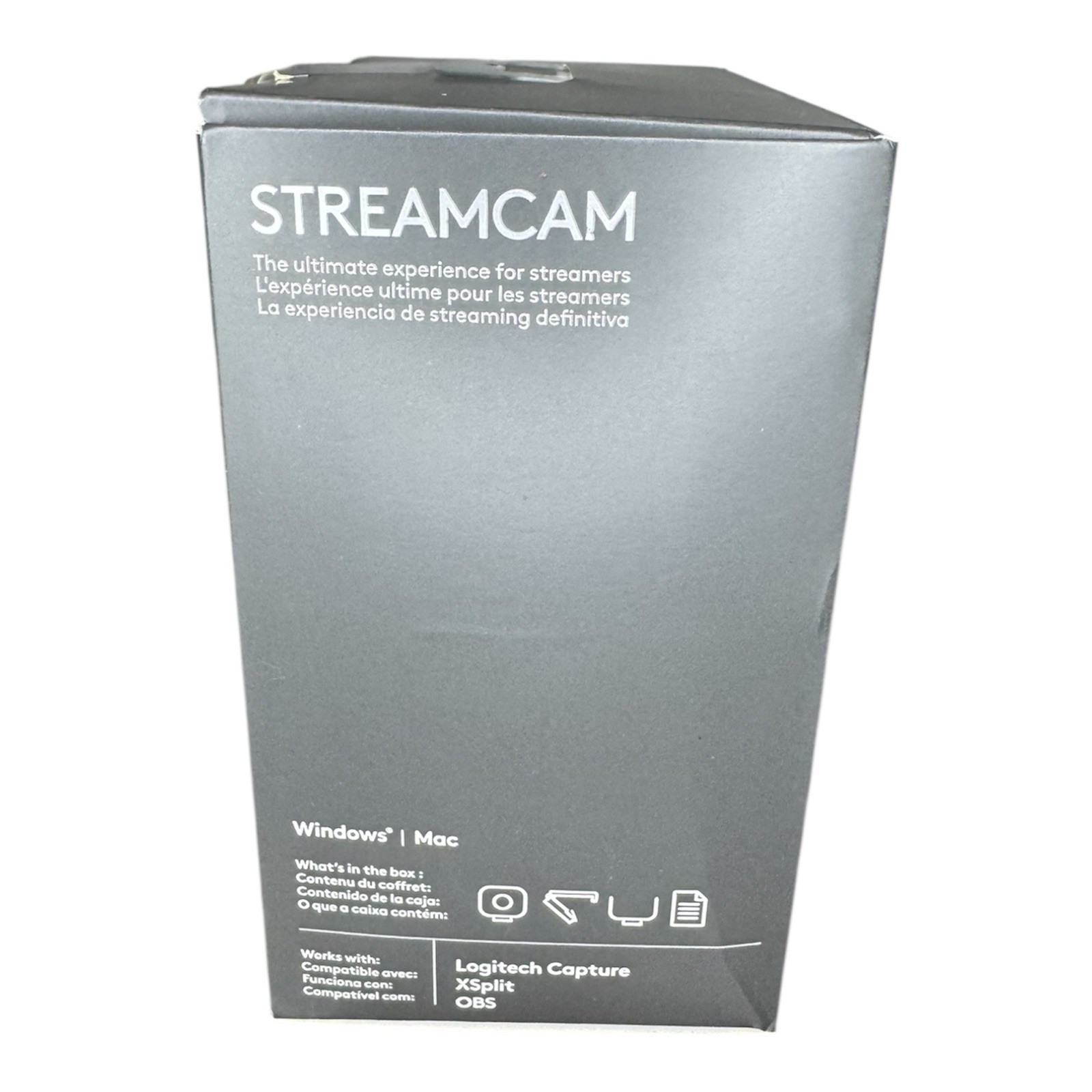 Logitech StreamCam 1080p 60fps USB-C Webcam w/ USB Adapter