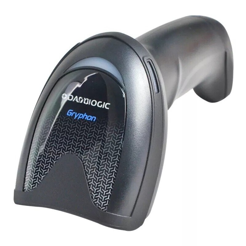 New FOR Gryphon GD4590-BK-B 1D 2D Handheld Barcode Scanner Reader With Base 1SET