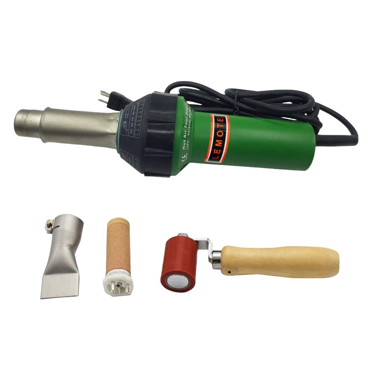110V Hot Air Gun Welding Torch 1600W Heat Gun Plastic Welder Roofing Welder K...