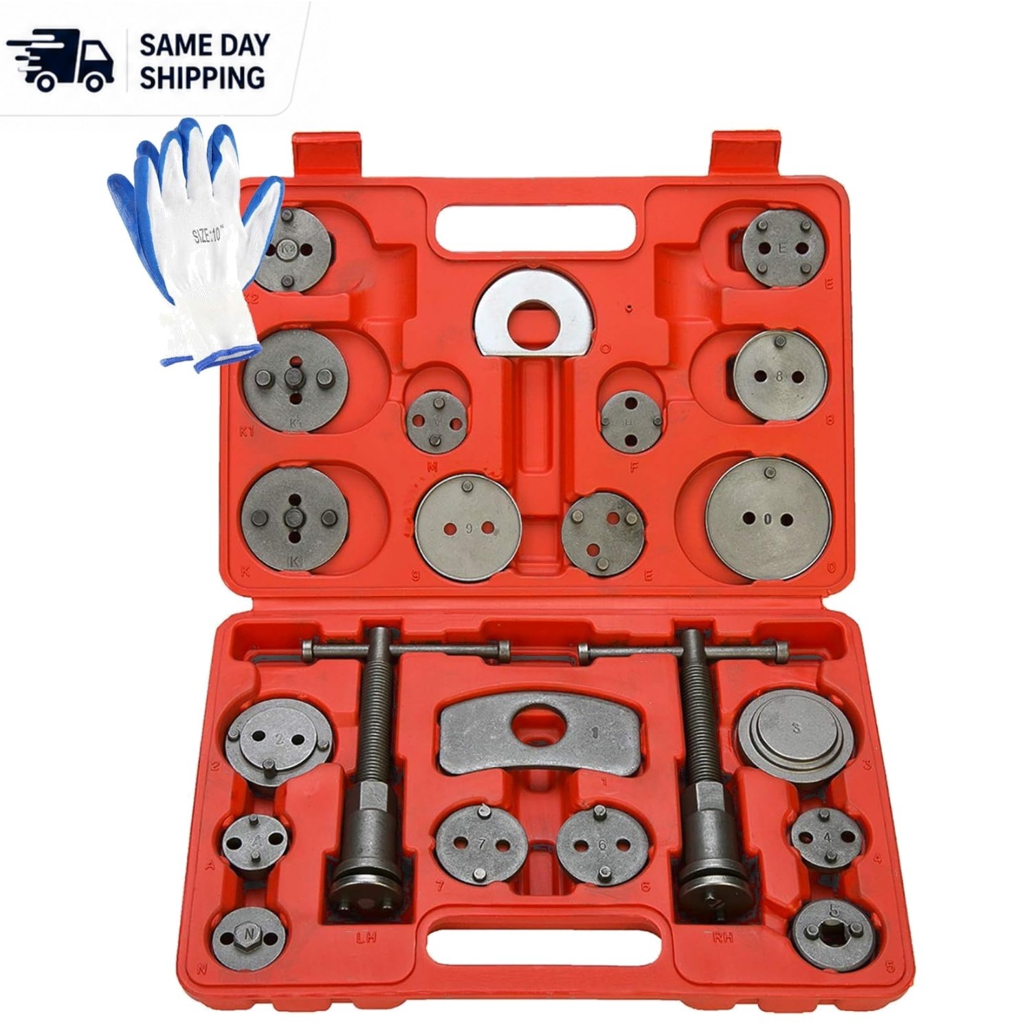 Professional 24pc Brake Caliper Compressor Tool Set for Efficient Maintenance