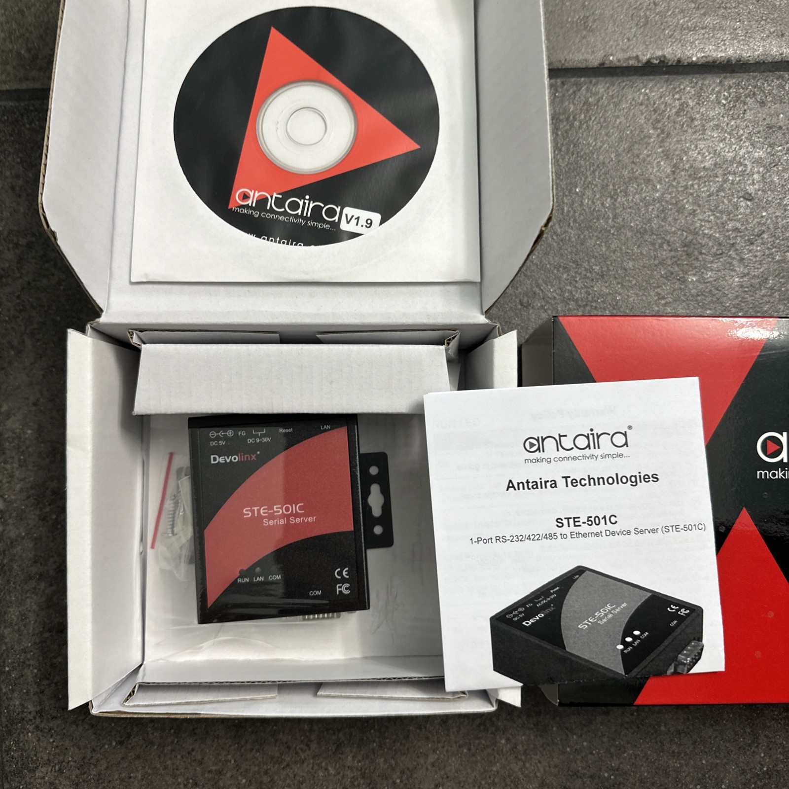 Brand New Antaira STE-501C Devolinx STE-501C Serial Server