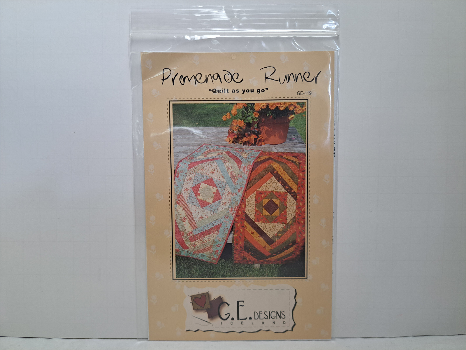 G.E. Designs Iceland Pattern - Promenade (Table Runner) #GE-119