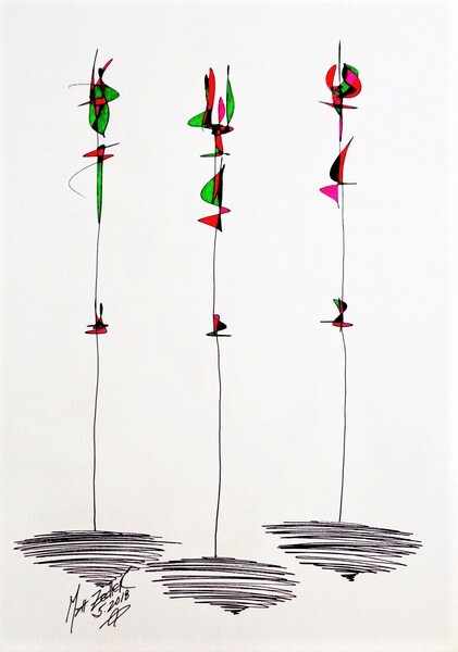 Matt Zedler Original | Drawing  | #B209 | 1 of 1 | 9 x 12" | Ink on Paper | $300