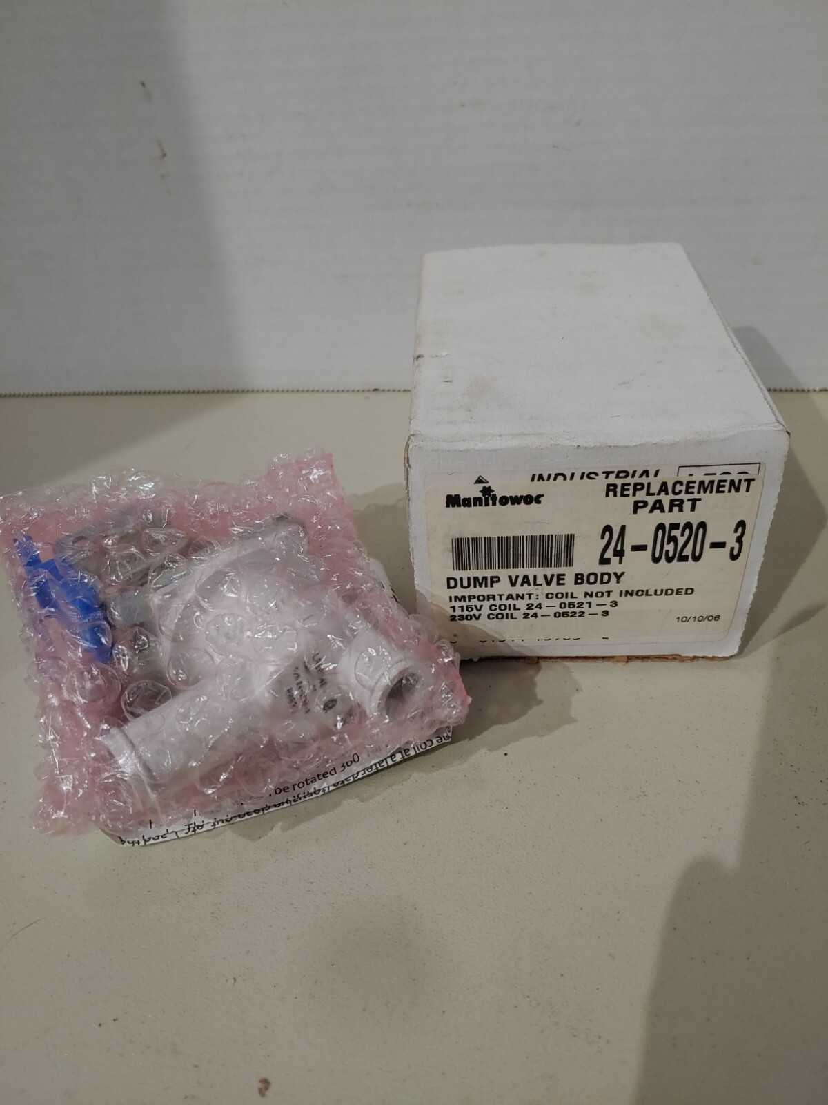 MANITOWOC 24-0520-3 DUMP VALVE BODY (NO COIL)