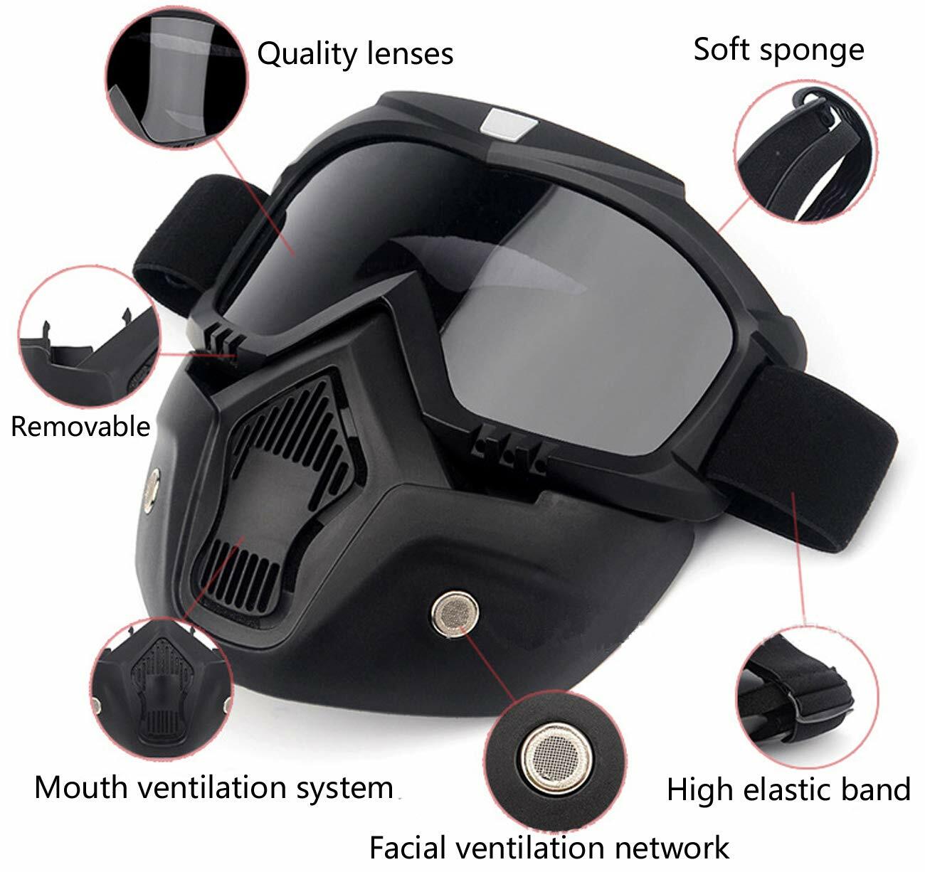 Winter Snow Sport Goggles Snowboard Ski Snowmobile Face Mask Sun Glasses Eyewear
