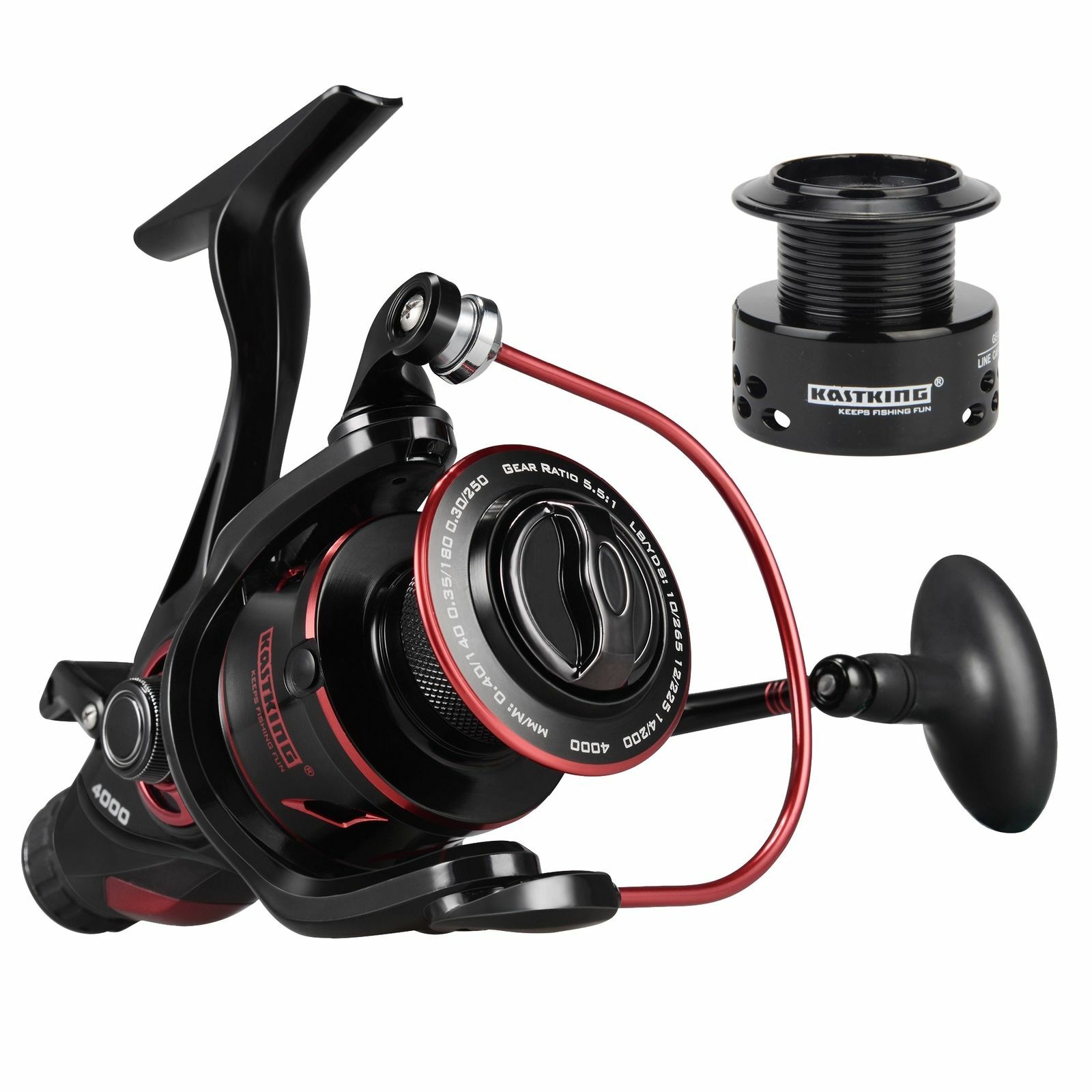 KastKing Bait Feeder III Spinning Reel for Live Liner Bait Fishing Action HOT