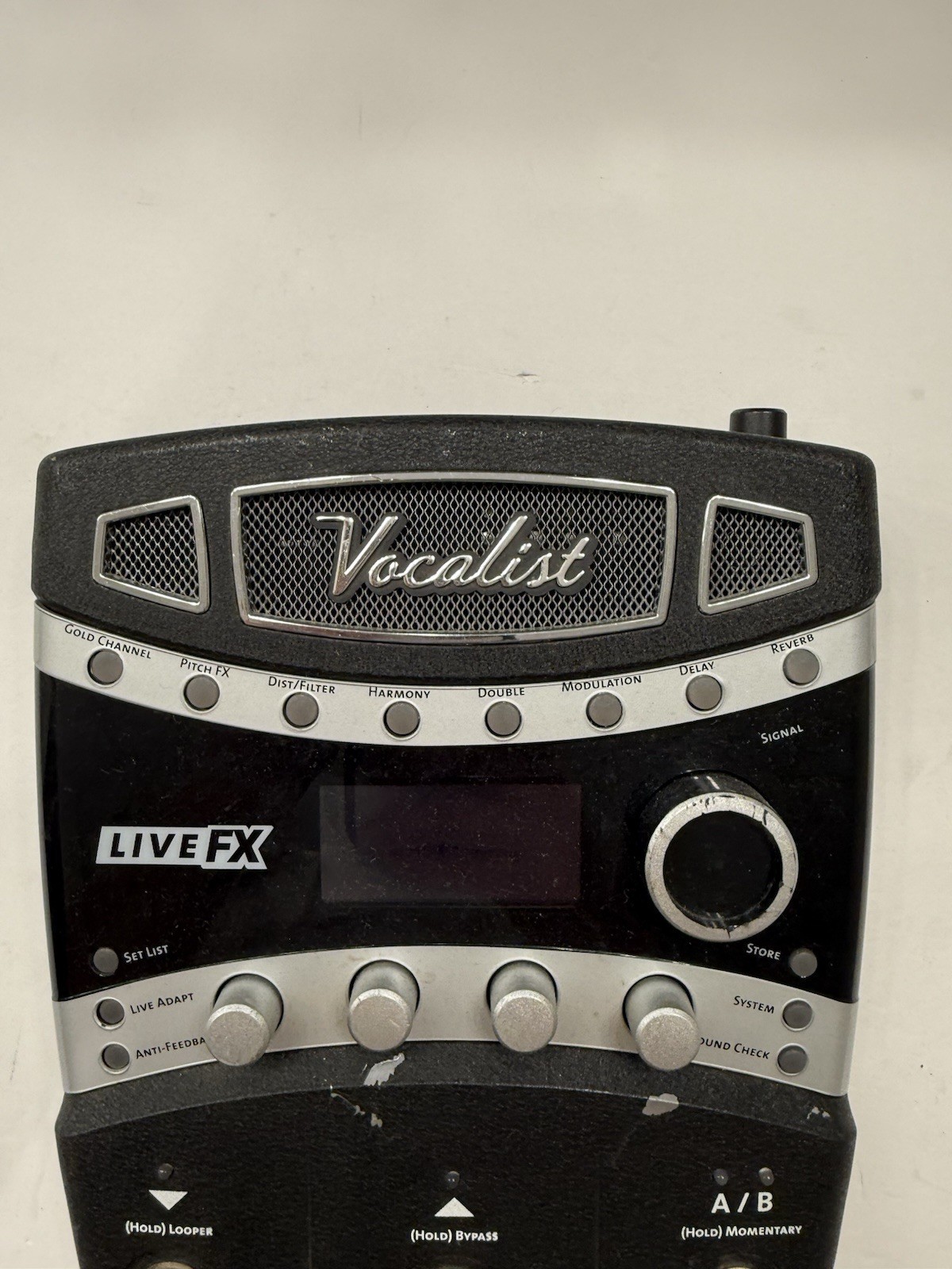 Digitech VLFX Vocalist Live FX Vocal Multi Effects Processor Pedal + PSU