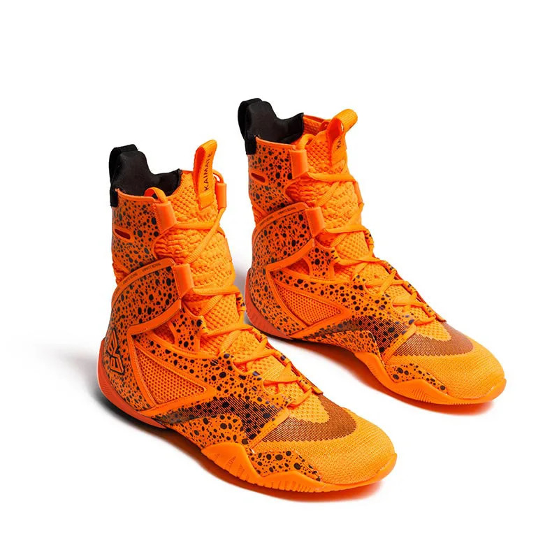 Men Boxing Training Sport Shoes Professional Breathable Fighting Wrestling Shoes