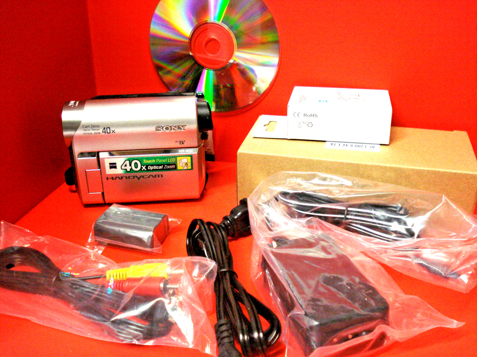 RECONDITIONED Sony DCR-HC52 MiniDV Camcorder TESTED working normally