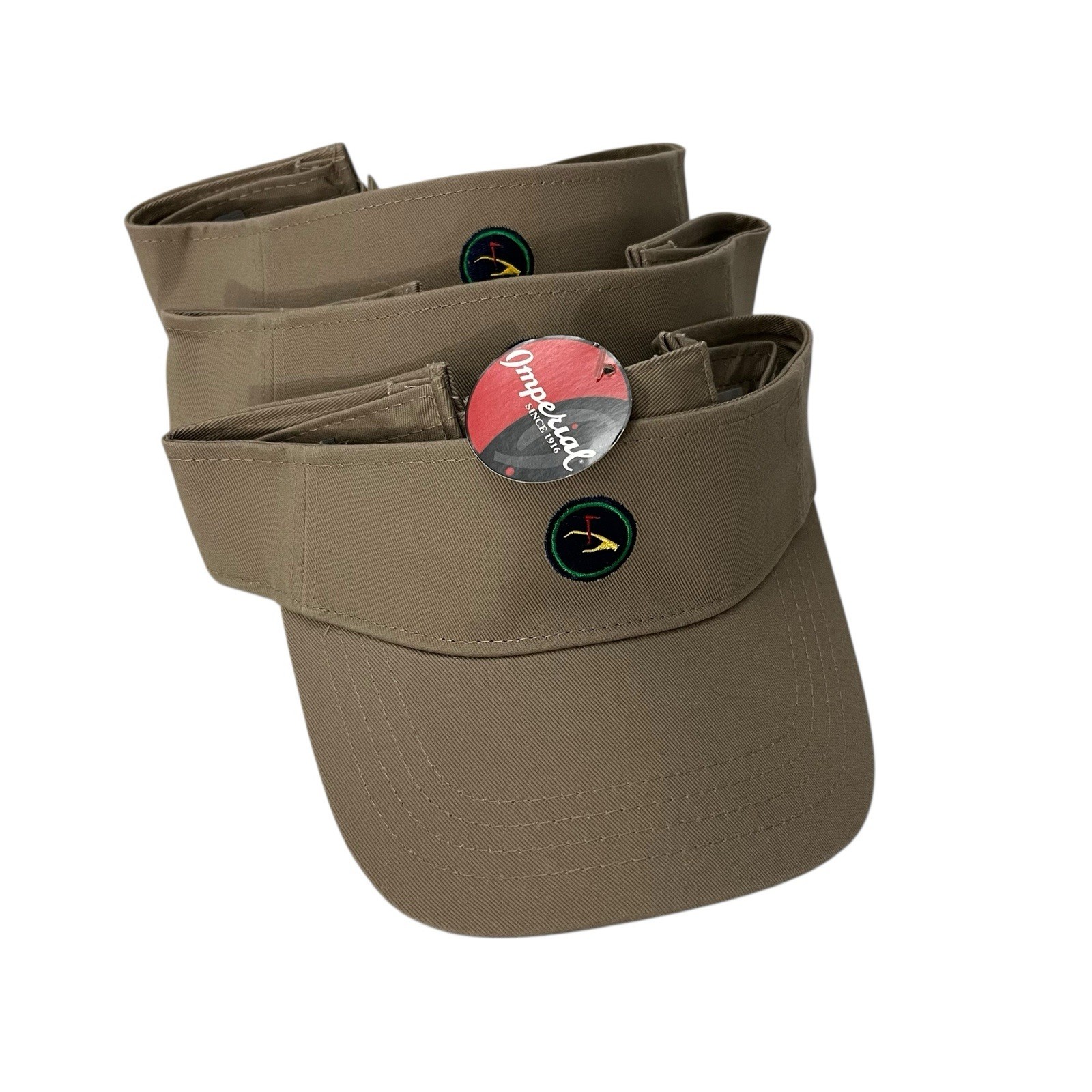 3 LOT Imperial Golf Visor Hat Eagle Point NWT