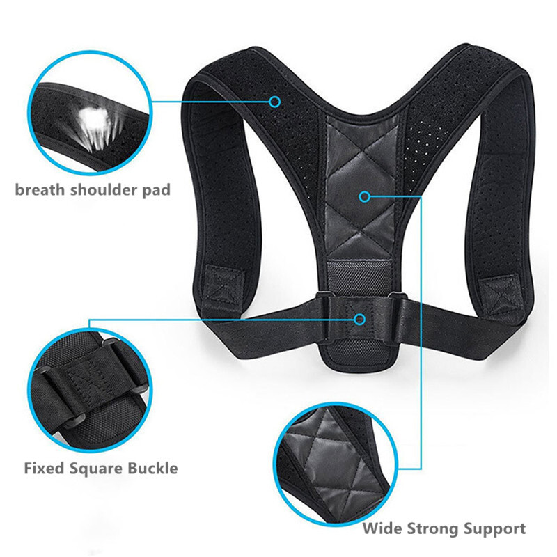 Posture corrector for Men - Adjustable Back Posture Corrector Women True Fit