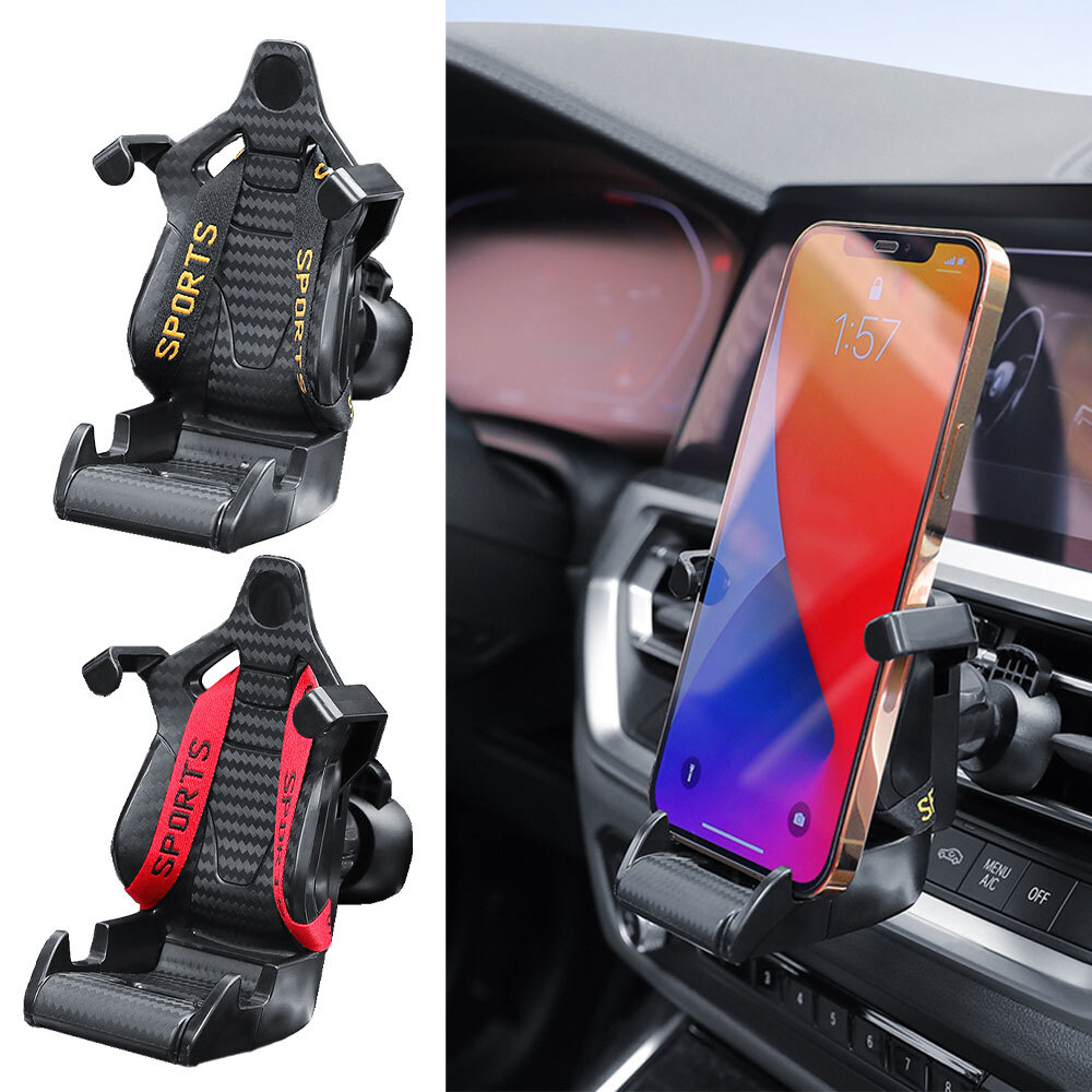 Racing Seat Shape Cell Phone Holder Car Cell Phone Holder Car Decor New Sell ET