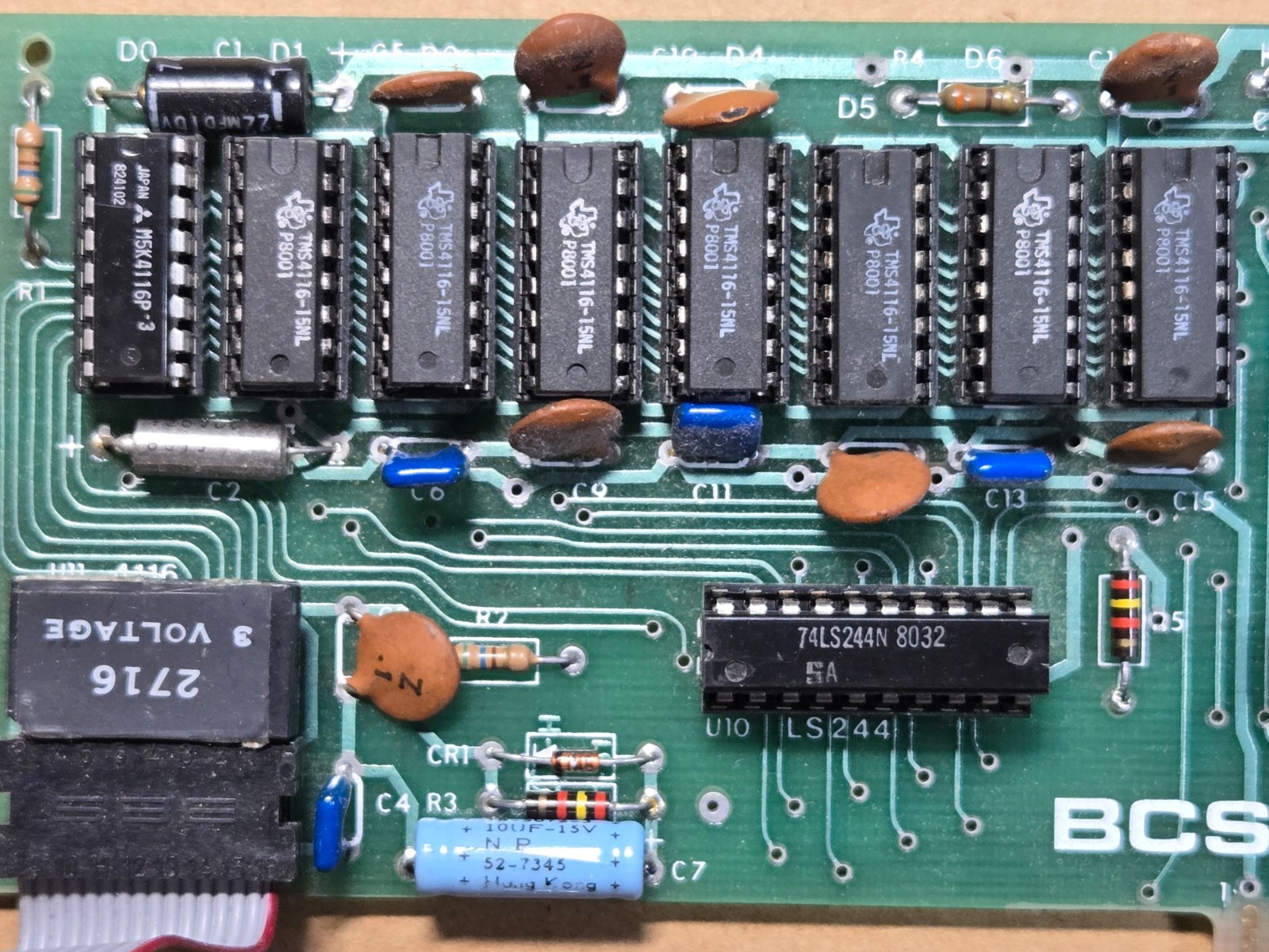 Microsoft BCS 16K Ram Card for Apple II Computer - Vintage 1981