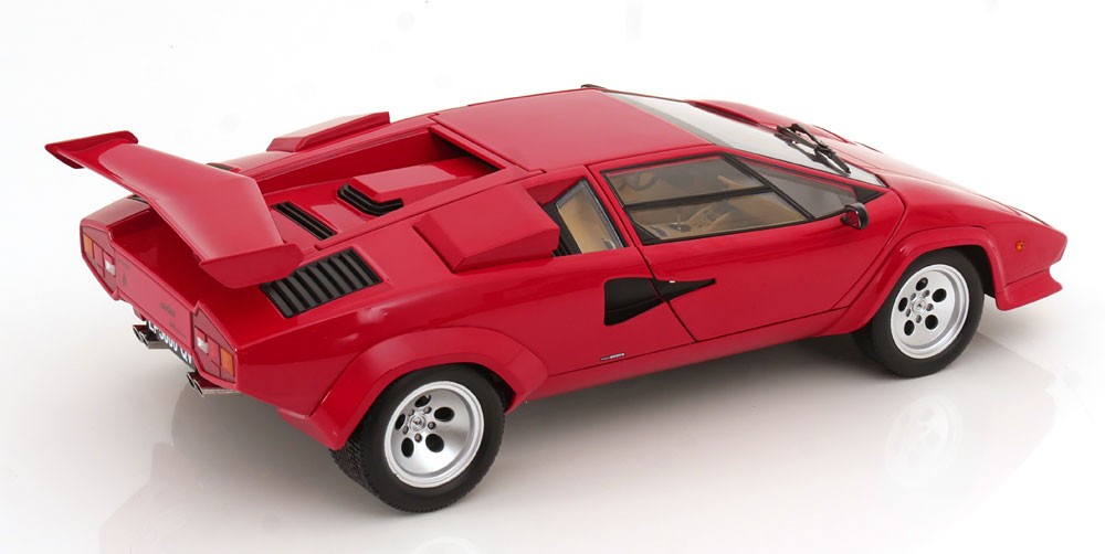 KK Scale 1:12 LAMBORGHINI COUNTACH LP 5000S QV RED 1985 (OPENING DOORS/BONNET)