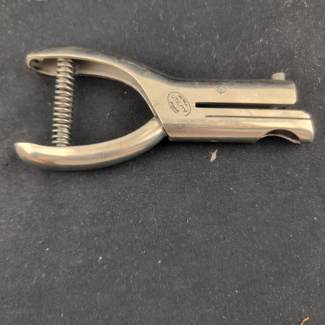 Vintage McGill Utility Punch Heavy Duty Hole Puncher