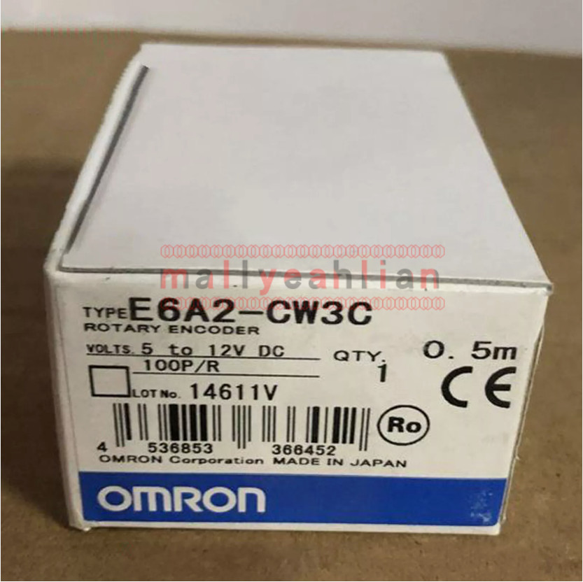 ONE OMRON rotary encoder E6A2-CW3C 100P/R NEW In Box