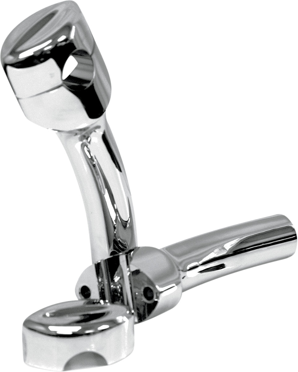 LA CHOPPERS Hefty Smooth Handlebar Risers for 1-1/4" Handlebars - Pullback -