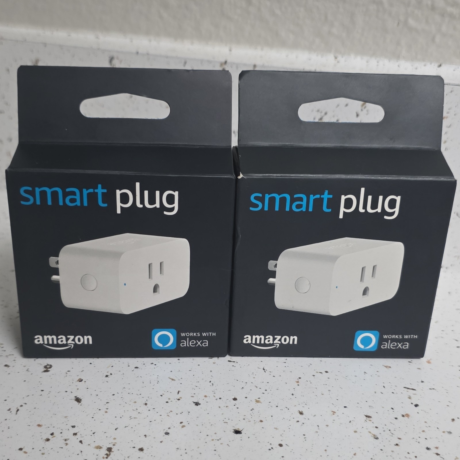 Amazon Smart Plug 2-Pack Wi-Fi Alexa Compatible, 100-120V 15A US White