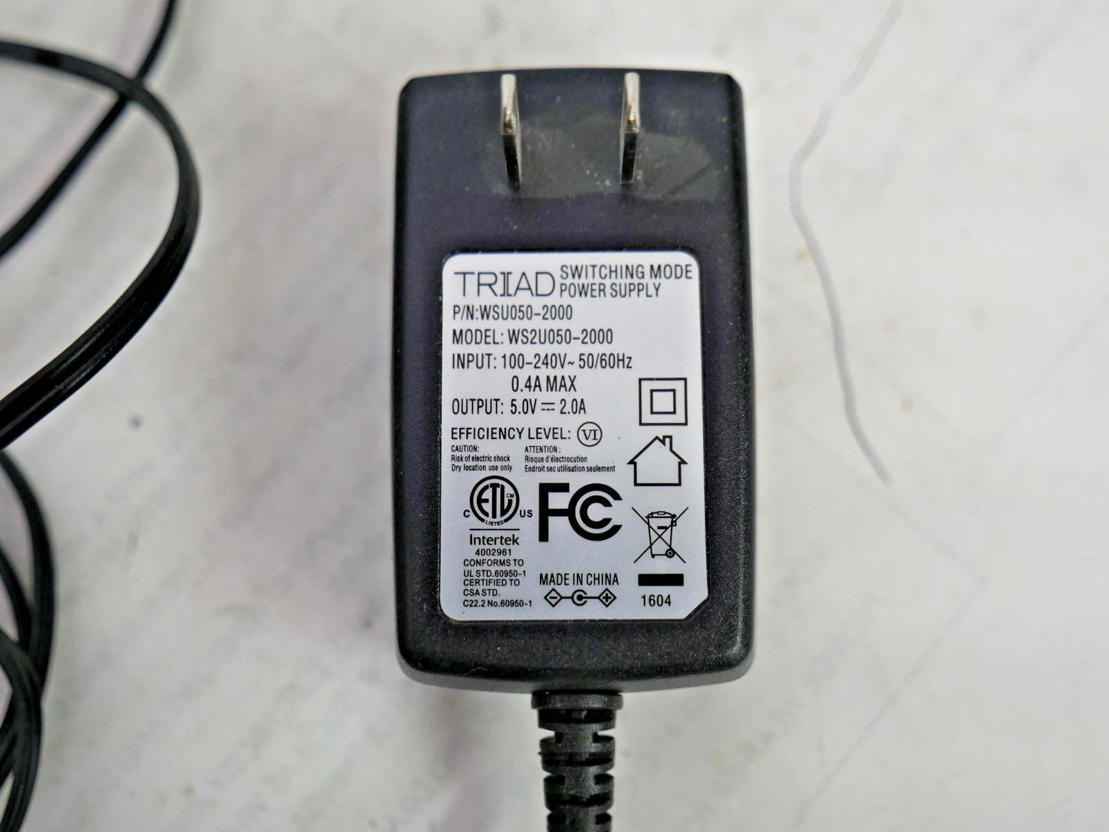 TEKMAR 485 POWER SUPPLY TRANSFORMER   5v.