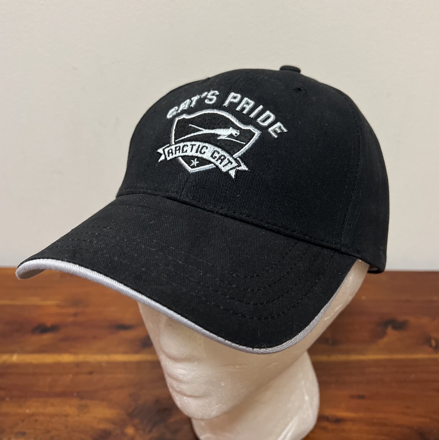 VTG Arctic Cat “Cats Pride” Embroidered Baseball Cap Adjustable Snowmobile Hat
