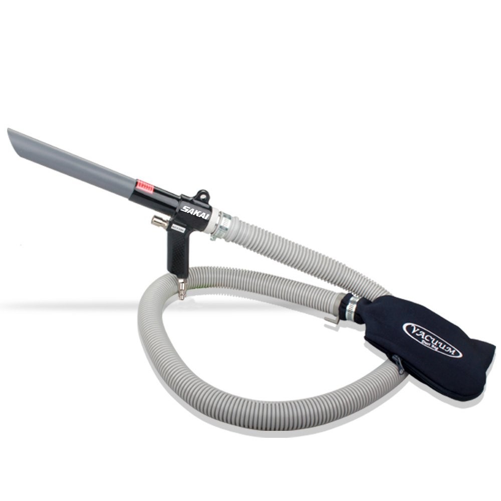 SAKAI Pneumatic Vacuum Cleaner Kit Dual Function Air Vacuum Blow Gun and Suct...