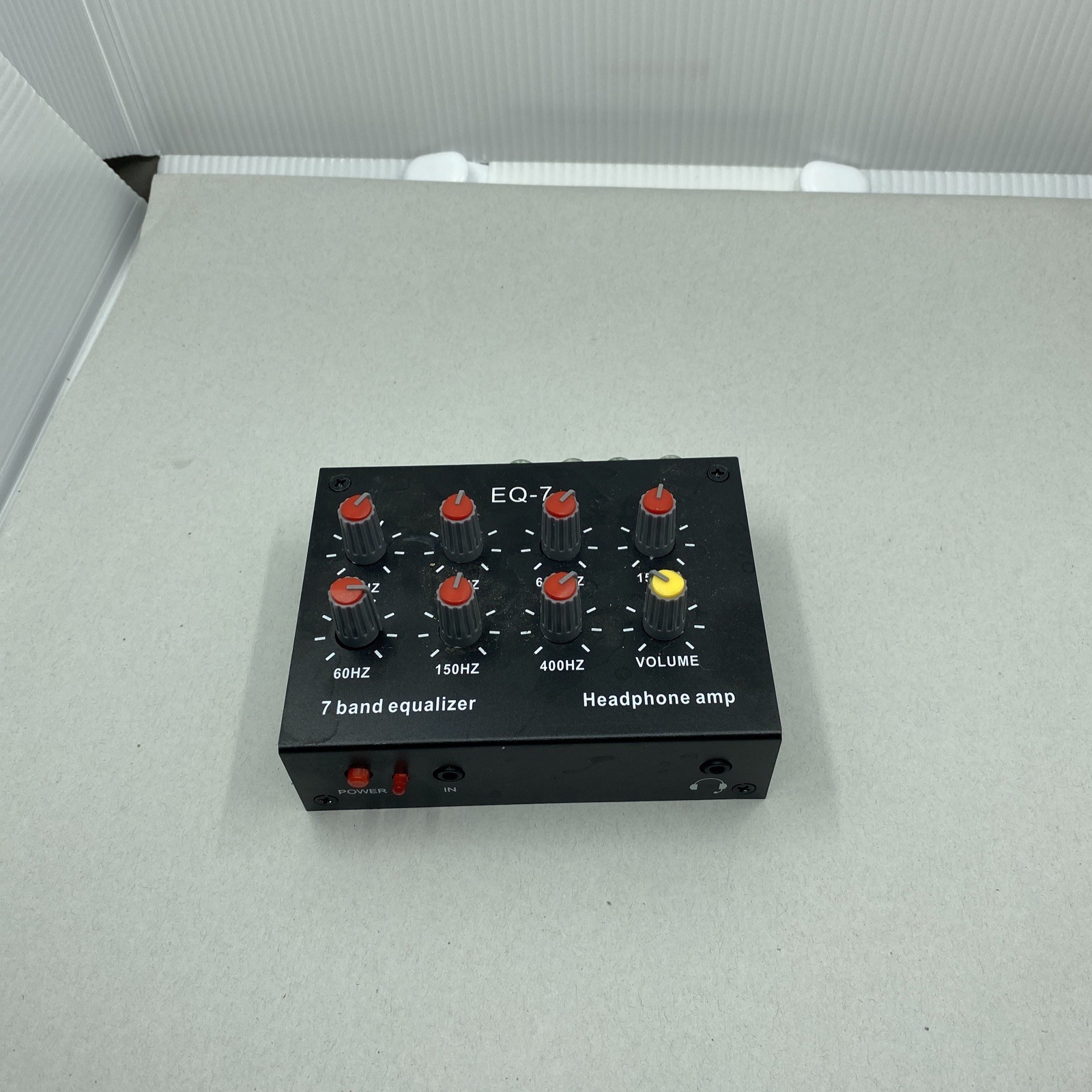 EQ7 Car Audio Headset Amplifier 7Band EQ Equalizer Digital Sound