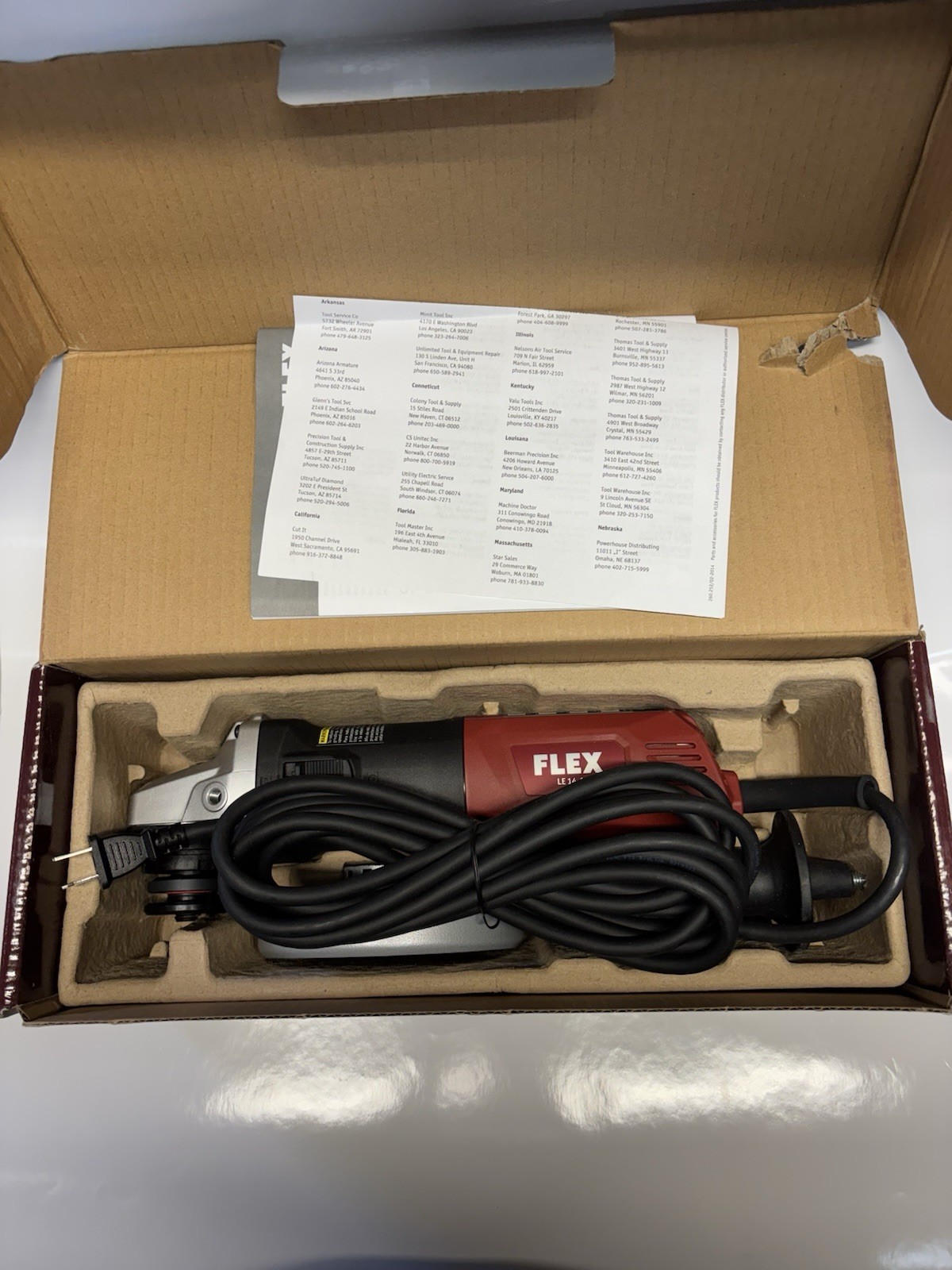 FLEX LE 14-11 125-12Amp 5" Corded Angle grinder